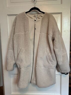 lululemon athletica Cream Teddy Zip Jacket